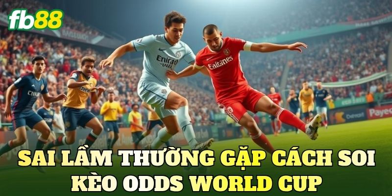 Sai lầm thường gặp trong cách soi kèo odds World Cup